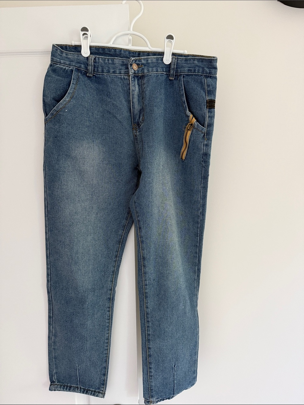 Slim Fit Men’s Jeans in Faded Blue